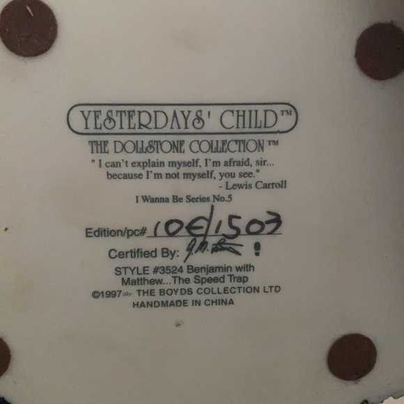 Benjamin With Matthew  Stone Doll - Picture 4 of 4